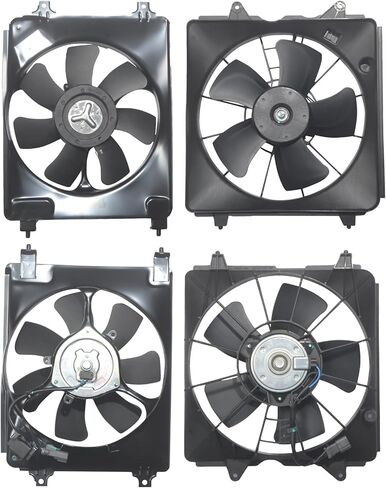 Radiator Cooling Fan Replacement Engine Radiator Cooling Fan Assembly Compatible for 2006/2007/2008/2009/2010/2011 Civic, HO3117100, 19015RNAA01 in Saudi Arabia