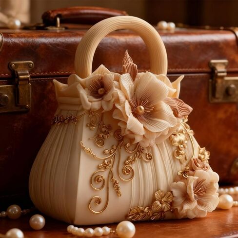 Handbag Resin Mold, 3D Purse Shaped Silicone Resin Casting Molds for Epoxy Resin Craft, Perfect for Epoxy Resin Casting Craft Supplies Outdoor Women and Girl Gift Home Party Decor ﻿ in Saudi Arabia