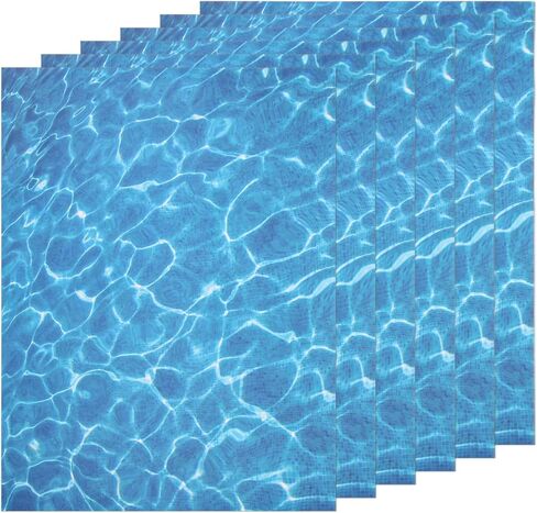 6Pcs Water Sticker, Self Adhesive Fake Lake Ocean River Scenery Stickers, Ripple Stream Effect Sheet for Diorama Supplies, Miniature Train Models, Dolls House & DIY Decor in Saudi Arabia