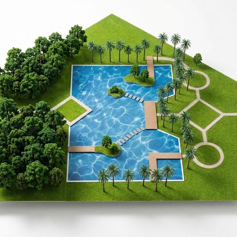 6Pcs Water Sticker, Self Adhesive Fake Lake Ocean River Scenery Stickers, Ripple Stream Effect Sheet for Diorama Supplies, Miniature Train Models, Dolls House & DIY Decor in Saudi Arabia
