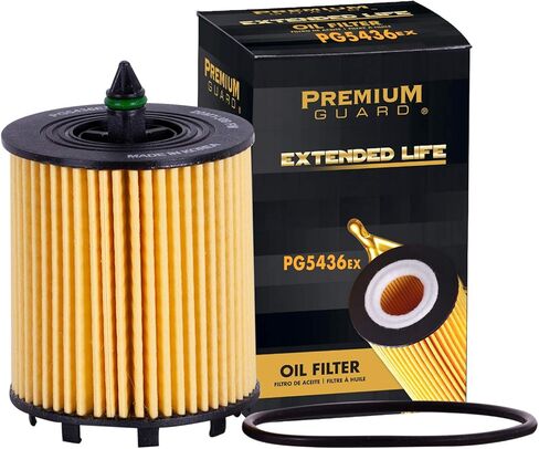 Premium Guard Extended Life Oil Filter up to 10k Miles PG5465EX | Fits 2002-2008 Mini Cooper, 2015-2020 Ram 700, 2017-2022 Jeep Renegade, 2017-2020 Dodge Neon, 2013-2020 Fiat Palio in Kuwait
