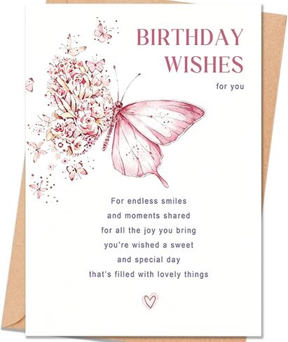 Birthday Card for Friend, Birthday Card Gift for Women Sister Bestie Bestfriend Her in Kuwait