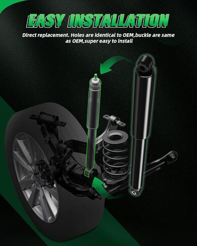SCITOO 2pcs Front Shocks Absorbers and Struts Fits 03 for ford for E-550 Super Duty,99-04 for ford for F-250 / for F-350 / for F-450 / for F-550 Super Duty in Kuwait