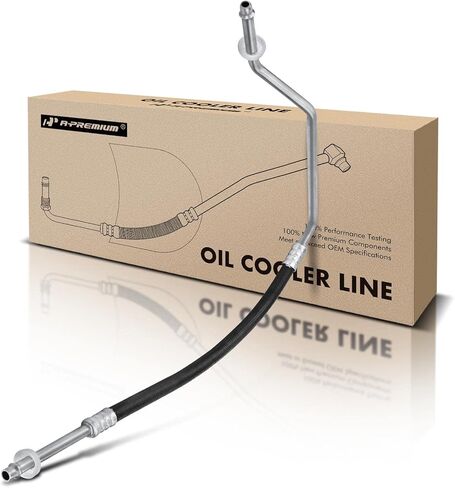 A-Premium Outlet Lower Engine Oil Cooler Line Hose Assembly Compatible with Chevrolet Express 1500 2500 3500 4500 GMC Savana 1500 2500 3500 4500 1996-2002 V8 5.7L in Saudi Arabia