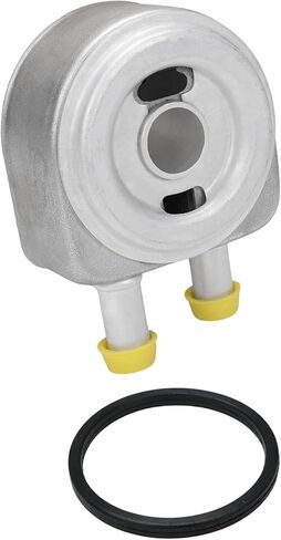 Engine Oil Cooler Compatible with Kia Optima Sorento Sportage, Hyundai Sonata Tucson Genesis Coupe 2007-2018 Replacement for 26410-2G000 264102G000 26410-25402 2641025402 in Kuwait
