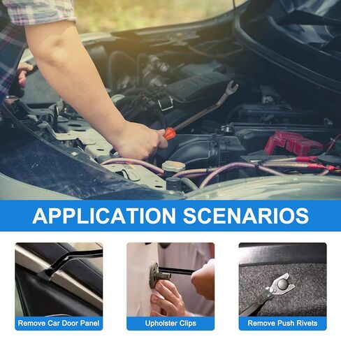 150PCS Car Clips & Plastic Rivets - 7 Popular Sizes, Fits Bumpers, Fenders & Most Car Models, Ideal for Body Fixing & Replacement in Saudi Arabia