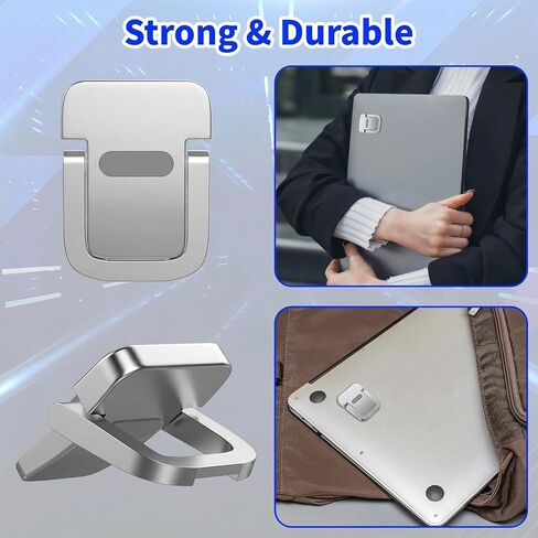 2PCS Keyboard Stand for Desktop - Portable Keyboard Riser & Lift, Self-Adhesive Foldable Keyboard Feet for Desk, Mini Invisible Laptop Stand for Keyboards & Keyboard Riser for Desk Laptop Stand Feet in Kuwait