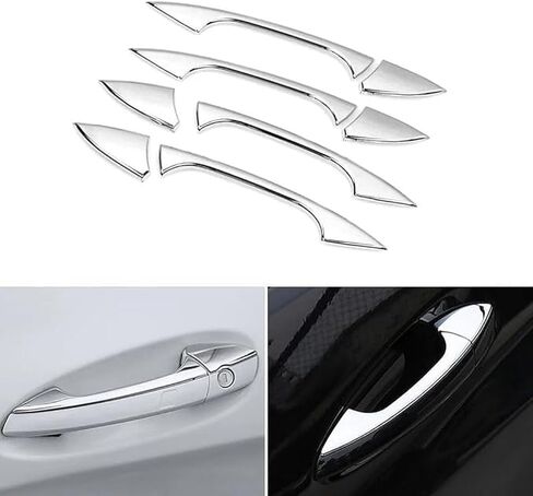Car Exterior Door Handle Cover Fit Compatible with Mercedes Benz C E CLA Class W204 W212 in Kuwait