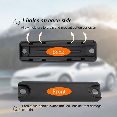 Car Trunk Rear Hatch Liftgate Switch Latch Cover, OEM#84905-47010 Vehicle Door Handle Switch Latch Cover Lid, Auto Release Button Replacement, Compatible with RX330 RX350 RX400h in Saudi Arabia