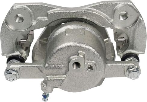 Front Left and Right Brake Caliper Set Caliper Brackets Hardware Compatible with 06-08 Toyota RAV4 L4 2.4L 09-10 RAV4 L4 2.5L 2012 RAV4 L4 2.5L 17-18 RAV4 LE excluding Japan Built Models in Kuwait