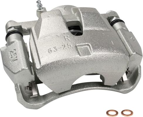 Front Left and Right Brake Caliper Set Caliper Brackets Hardware Compatible with 06-08 Toyota RAV4 L4 2.4L 09-10 RAV4 L4 2.5L 2012 RAV4 L4 2.5L 17-18 RAV4 LE excluding Japan Built Models in Kuwait
