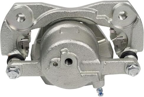 Front Left and Right Brake Caliper Set Caliper Brackets Hardware Compatible with 06-08 Toyota RAV4 L4 2.4L 09-10 RAV4 L4 2.5L 2012 RAV4 L4 2.5L 17-18 RAV4 LE excluding Japan Built Models in Kuwait