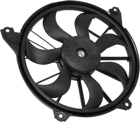 620-393 LINNCAS Radiator Cooling Fan Fit for 2009 2010 2011 2012 2013 2014 2015 2016 2017 2018 for Dodge for Journey Radiator Fan Assembly Black in Saudi Arabia