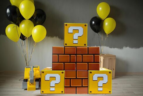 Eylola 12PCS Big Party Boxes for Birthday 11.8 x 11.8 Inch Question Box for Video Game Theme Party Decorations in Kuwait