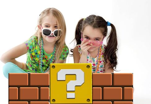 Eylola 12PCS Big Party Boxes for Birthday 11.8 x 11.8 Inch Question Box for Video Game Theme Party Decorations in Kuwait