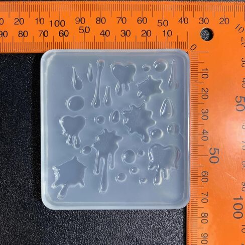Small Water Droplet Resin Casting Mold Resin Art Mold Crystal Silicone Mold Epoxy Resin Keychain Pendant Mold in Saudi Arabia