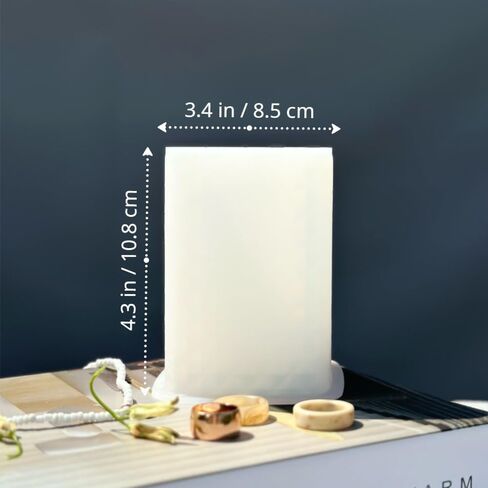 Mold for a Square Silicone vase - for Resin, Cement, Plaster, and Concrete | Create a Decorative vase for Flowers, a Pen Holder, or a Brush Holder - Form Me™ in Saudi Arabia