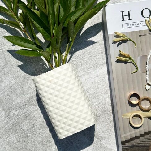 Mold for a Square Silicone vase - for Resin, Cement, Plaster, and Concrete | Create a Decorative vase for Flowers, a Pen Holder, or a Brush Holder - Form Me™ in Saudi Arabia