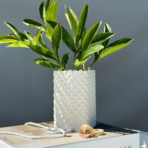 Mold for a Square Silicone vase - for Resin, Cement, Plaster, and Concrete | Create a Decorative vase for Flowers, a Pen Holder, or a Brush Holder - Form Me™ in Saudi Arabia