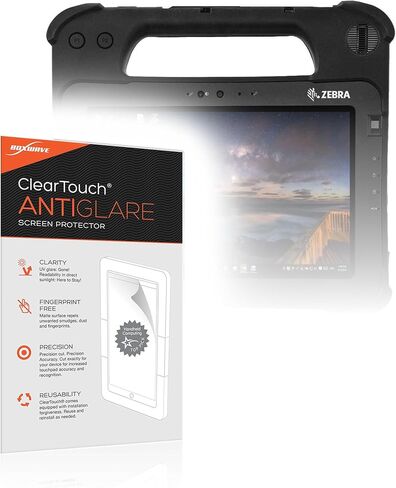 BoxWave Screen Protector Compatible with Zebra XSlate L10 - ClearTouch Crystal (2-Pack), HD Film Skin - Shields from Scratches for Zebra XSlate L10 in Saudi Arabia