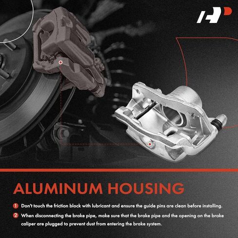A-Premium Front Drilled and Slotted Disc Brake Rotors and Ceramic Pads Kit with Calipers Compatible with Honda Civic 2013-2018, Accord 2003-2017, CR-Z 2016 & Acura ILX 2014-2015 8-PC Set in Kuwait