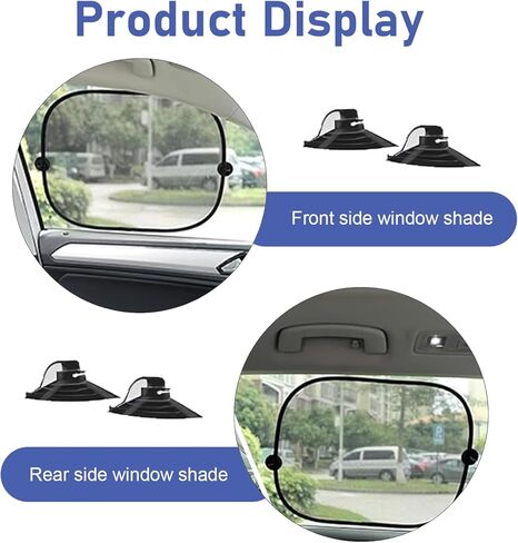 6PCS Car Window Shade, Window Sunshade for Side Window Front and Rear Windshield, Full Window Sunshade Blocker, Glare Shield UV Side Protection, Keeps Car Interior Cool (57.09×31.5IN) in Saudi Arabia