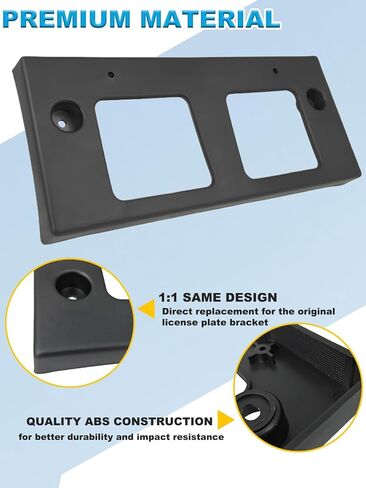 FASTCHE Front License Plate Frame Compatible with 2016 2017 2018 Nissan Altima Front Bumper License Plate Holder Mounting Bracket Replace # 962109HS0A NI1068130 in Kuwait
