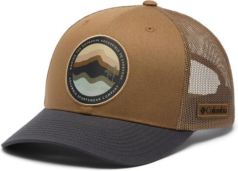 Columbia Unisex Mesh Snap Back - Low, Black Canadian Rockies, One Size in Saudi Arabia