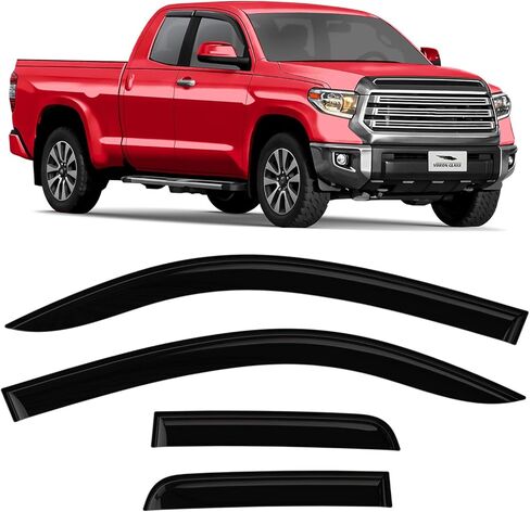 Voron Glass Chrome Trim Tape-on Extra Durable Rain Guards for Ford Transit 2014-2026, Window Deflectors, Vent Window Visors, 2 Pieces - 100553 in Saudi Arabia