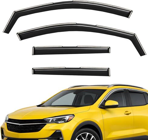 Extra Durable Window Deflectors in-Channel Window Visors Rain Guards Fit for Toyota Camry 2012-2014, Sun Visors, Wind Vent for Shades, Exterior Car Accessories - 4 pcs. AG1010 in Kuwait