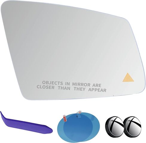 EAP Passenger Side Mirror Glass Compatible with Mercedes A B C CL CLA CLS E S GLK GLA, Heated with Blind Spot, A2128101421, 212-810-14-21, A2128102921, 212-810-29-21, A2468101221, 246-810-12-21 in Saudi Arabia