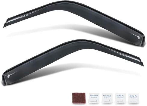 ANDPLAY Out-Channel Ventvisor Rain Guards Compatible with Chevy/GMC C/K 1500 2500 3500 Standard Cab 1988-1999, Fit Chevy Blazer 1992-1994 & Tahoe Regular Cab 1995-1999, 2PCS Smoke in Saudi Arabia