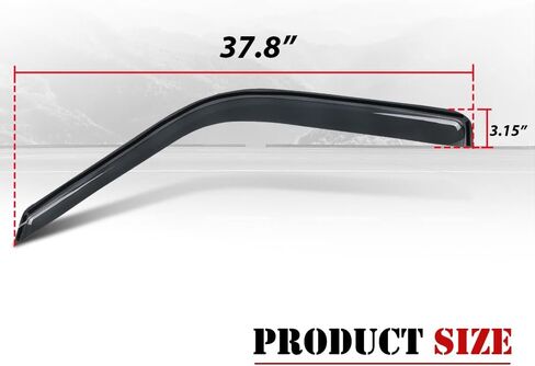ANDPLAY Out-Channel Ventvisor Rain Guards Compatible with Chevy/GMC C/K 1500 2500 3500 Standard Cab 1988-1999, Fit Chevy Blazer 1992-1994 & Tahoe Regular Cab 1995-1999, 2PCS Smoke in Saudi Arabia