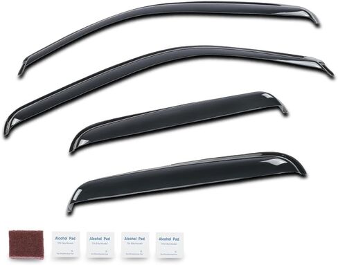 ANDPLAY Out-Channel Ventvisor Rain Guards Compatible with Chevy/GMC C/K 1500 2500 3500 Standard Cab 1988-1999, Fit Chevy Blazer 1992-1994 & Tahoe Regular Cab 1995-1999, 2PCS Smoke in Saudi Arabia