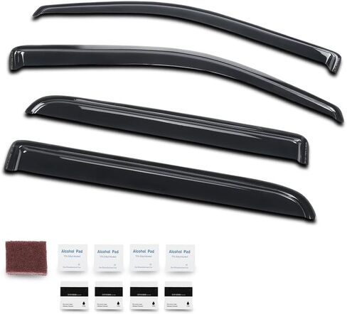 ANDPLAY Out-Channel Ventvisor Rain Guards Compatible with Chevy/GMC C/K 1500 2500 3500 Standard Cab 1988-1999, Fit Chevy Blazer 1992-1994 & Tahoe Regular Cab 1995-1999, 2PCS Smoke in Saudi Arabia