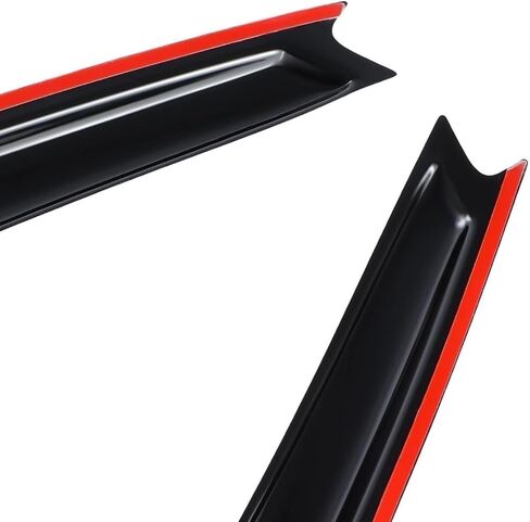 Fit for 3D Wavy Dark Smoke Window Visor Rain Guards Fit 2011-2016 Scion tC 2 Door Coupe Outside Mount Deflector in Saudi Arabia