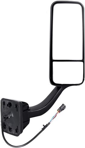 Towing Mirrors SCITOO Driver and Passenger Automotive Exterior black Power Heated Truck Black Rear View Pair Set OEM For Freightliner Cascadia 2008-2016 A2261257005 in Kuwait