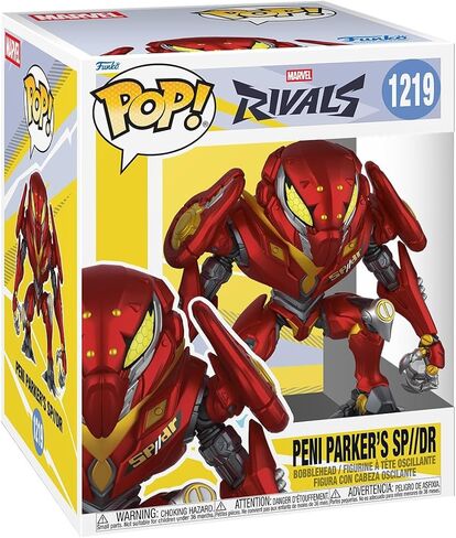 Funko Pop! Super: Peni Parker's SP//DR - Collectable Vinyl Figure - Gift Idea - Official Merchandise - Toys for Kids & Adults - Marvel Fans - Model Figure for Collectors and Display in Kuwait