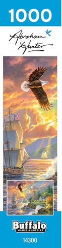 Buffalo Games Abraham Hunter - Seaside Light - 1000 Piece Jigsaw Puzzle - 26.75 x 19.75 in - Relaxing Beach & Landscape Art - Full Color Poster - Puzzles for Adults in Kuwait