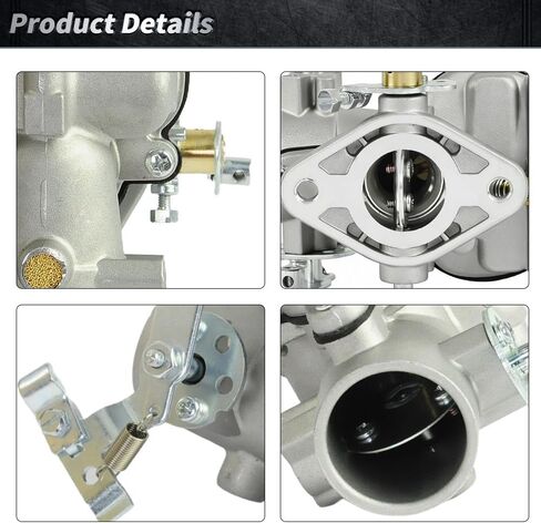 استبدال المكربن ​​LZ63C متوافق مع Zenith Updraft Gas Carb Wisconsin L63S1 VH4D 2-1/4" Mount 1957-1976 يستبدل LZ63C 12229 12098 12098B in Kuwait