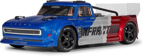 ARRMA RC Truck 1/8 Infraction 223S DSC 4X4 RTR Brushless All-Road Street Bash (Lipo Battery and Charger Not Included), Black/Red, ARA4315V4T2 in Kuwait
