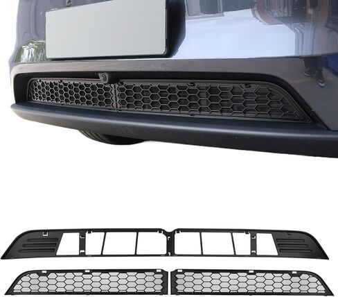 Grille Mesh Inserts for 2025 2026 Tesla Model Y Juniper Front Air Inlet Vent Grille Cover Replacement for Model Y Juniper Accessories (Not fit 2026 Standard & Performance) in Kuwait