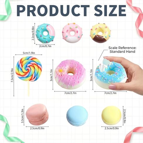 Candy Cake Topper, Colorful Lollipop, Donut, and Macaron-Themed Party Decorations in Saudi Arabia