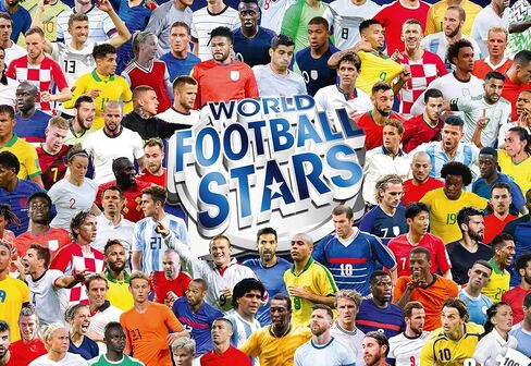 أحجية الصور المقطوعة المكونة من 1000 قطعة من Winning Moves Games World Football Stars، تضم هاري كين وبيليه ومارادونا والمزيد، للأعمار من 4 سنوات فما فوق in Kuwait