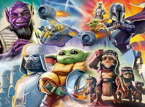 Ravensburger The Mandalorian and Grogu 500 Piece Puzzle for Adults in Kuwait