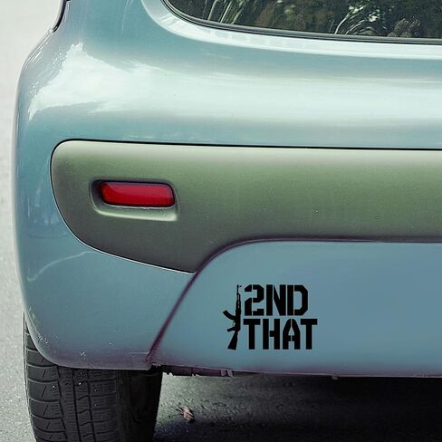 WSQ I 2nd That Vinyl Sticker Decal - 5 Inches - 2nd Amendment Sticker for Car Truck SUV Van Window Bumper Wall Laptop Tablet Cup Tumbler and Any Smooth Surface in Kuwait