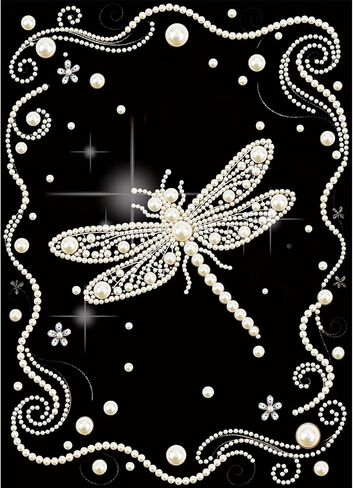 antor DIY Pearl Diamond Painting Kit Cat Design, Pearl Diamond Art Kits for Adults and Beginners, Crystal Gem Wall Art Home Decor, 11.81×15.75 Inch in Saudi Arabia