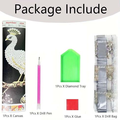 GEMFAMILY 5D Diamond Pearl Painting Kits for Adults Flower, Special Shape Diamond Art Kits for Hummingbird,DIY Diamonds Art Pearl Painting for Home Walls Decoration 12 x 16 inch in Kuwait