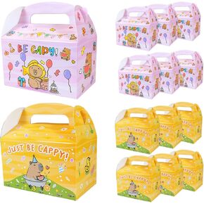 Mangpung 24 Pcs Capybara Gift Boxes,Birthday Party Supplies for Decorations, Capybara Goodie Gift Treat Boxes Capybara Birthday Party Favor Boxes in Saudi Arabia