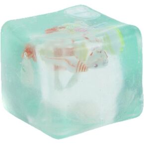 TREBIN Nice Ice Cube Stress Ball Squishy Fidget Toy, Slow Rising Sensory Squeeze Toy for Anxiety Relief, Focus & Calmc Stress Cube for Office Work Travel, Collectibles (2'' Green Ocean Shells) in Saudi Arabia